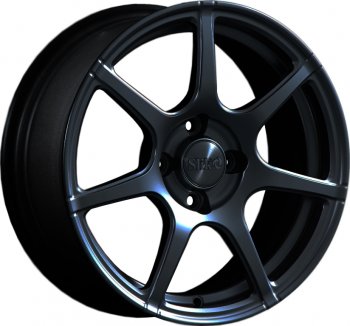 15 249 р. Кованый диск Slik Classik 6.5x15 (Черный матовый)   (Цвет: Черный матовый)  с доставкой в г. Кемерово. Увеличить фотографию 1
