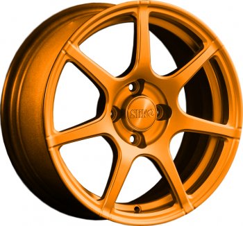 15 249 р. Кованый диск Slik Classik 6.5x15 (Candy медно-оранжевый матовый)   (Цвет: Candy медно-оранжевый матовый)  с доставкой в г. Кемерово. Увеличить фотографию 1