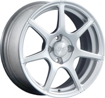 15 249 р. Кованый диск Slik Classik 6.5x15 (Белый)   (Цвет: Белый)  с доставкой в г. Кемерово. Увеличить фотографию 1