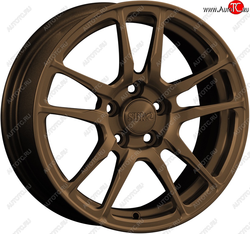 15 249 р. Кованый диск Slik Classik 6.5x15 (Металлик коньячная бронза. Матовый)   (Цвет: Металлик коньячная бронза. Матовый)  с доставкой в г. Кемерово