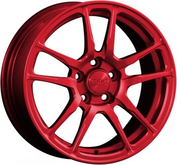 15 249 р. Кованый диск Slik Classik 6.5x15 (Красный)   (Цвет: Красный)  с доставкой в г. Кемерово. Увеличить фотографию 1