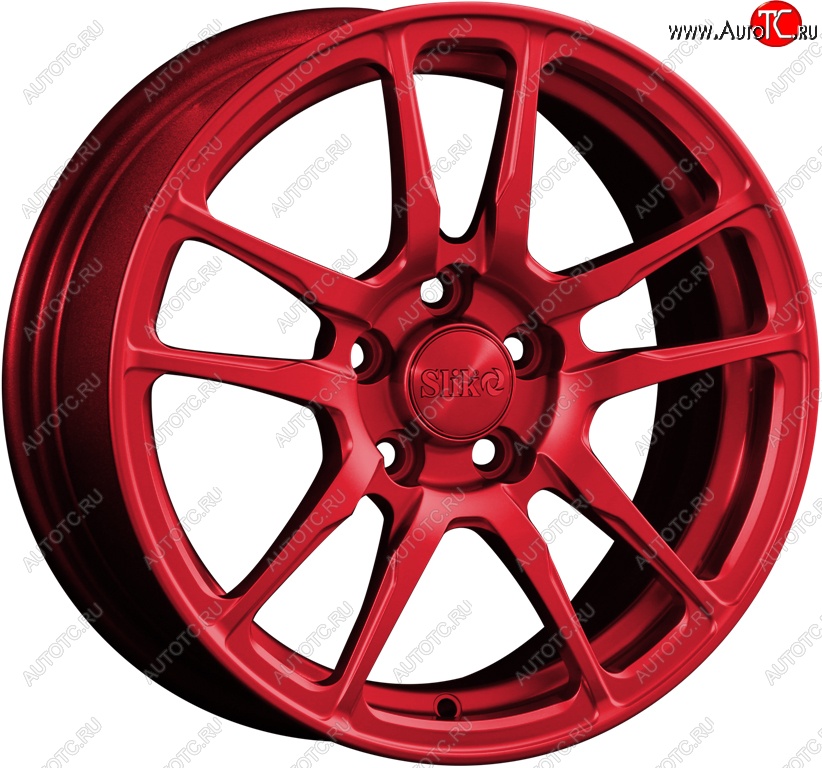 15 249 р. Кованый диск Slik Classik 6.5x15 (Красный)   (Цвет: Красный)  с доставкой в г. Кемерово