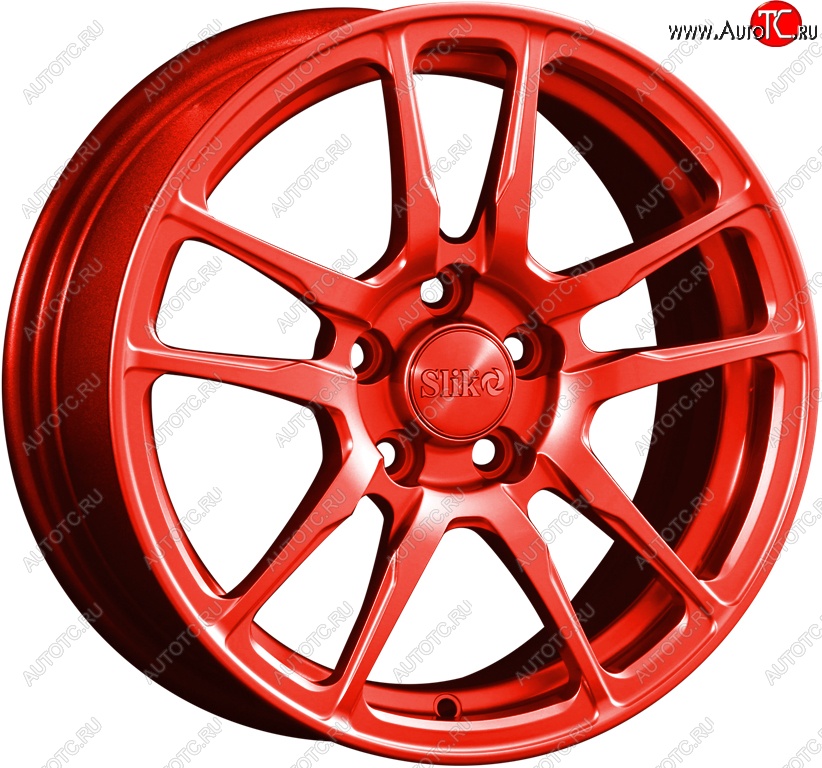 15 249 р. Кованый диск Slik Classik 6.5x15 (Candy алый)   (Цвет: Candy алый)  с доставкой в г. Кемерово