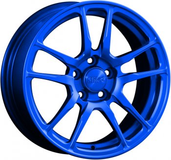 15 249 р. Кованый диск Slik Classik 6.5x15 (Candy синий)   (Цвет: Candy синий)  с доставкой в г. Кемерово. Увеличить фотографию 1