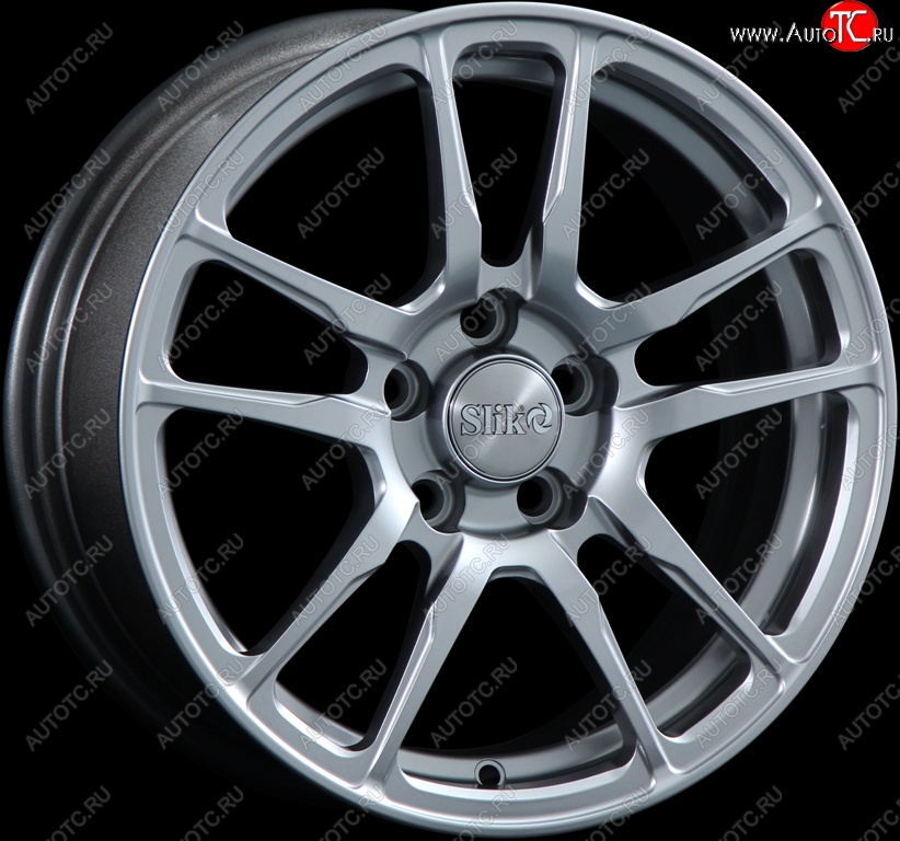 15 249 р. Кованый диск Slik Classik 6.5x15 (Серебристый светлый)   (Цвет: Серебристый светлый)  с доставкой в г. Кемерово