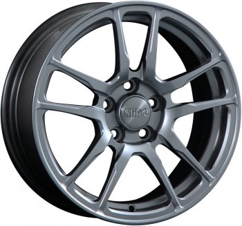 15 249 р. Кованый диск Slik Classik 6.5x15 (Серебристый тёмный)   (Цвет: Серебристый тёмный)  с доставкой в г. Кемерово. Увеличить фотографию 1