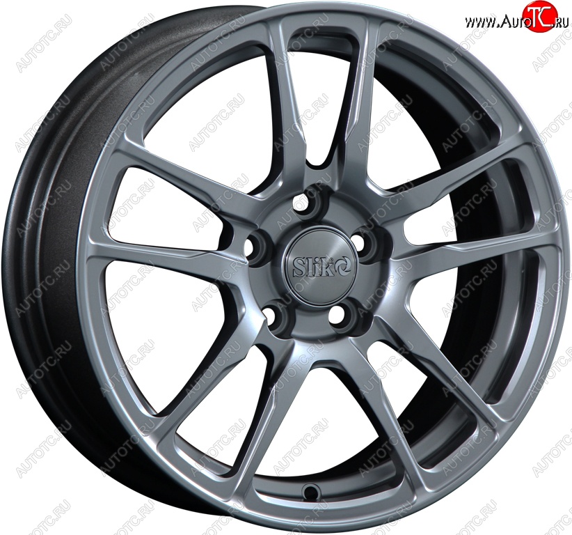 15 249 р. Кованый диск Slik Classik 6.5x15 (Серебристый тёмный)   (Цвет: Серебристый тёмный)  с доставкой в г. Кемерово