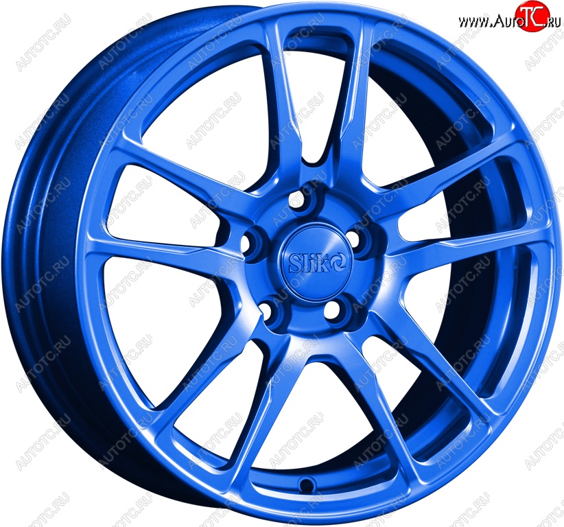 15 249 р. Кованый диск Slik Classik 6.5x15 (Синий)   (Цвет: Синий)  с доставкой в г. Кемерово