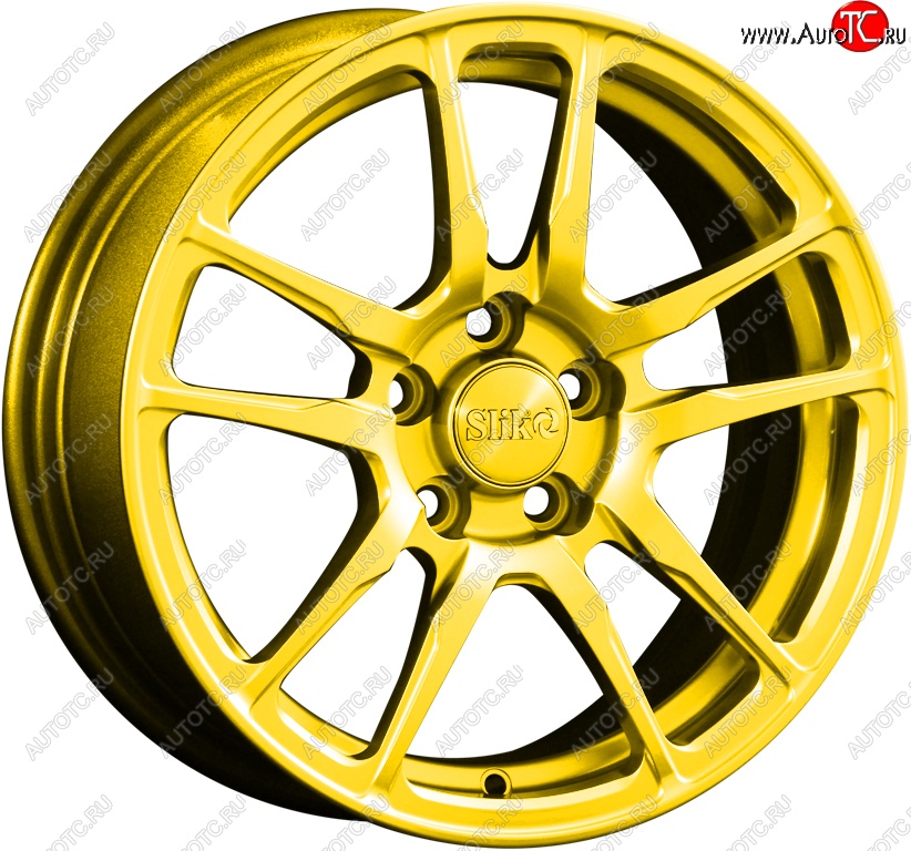 15 249 р. Кованый диск Slik Classik 6.5x15 (Ярко-желтый RAL 1021)   (Цвет: Ярко-желтый RAL 1021)  с доставкой в г. Кемерово