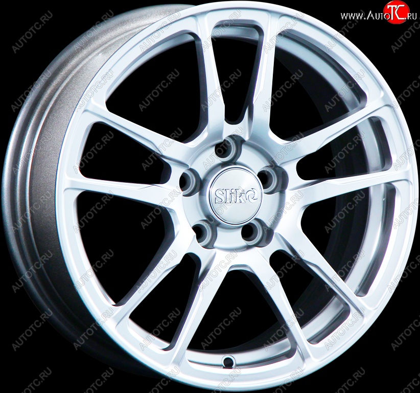 15 249 р. Кованый диск Slik Classik 6.5x15 (Белый)   (Цвет: Белый)  с доставкой в г. Кемерово
