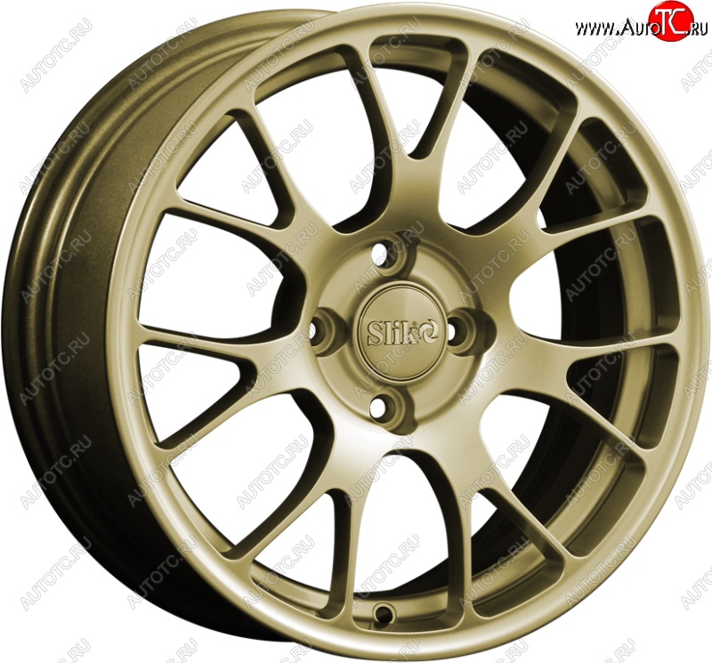 15 249 р. Кованый диск Slik Classik 6.5x15 (Металлик золотой)   (Цвет: Металлик золотой)  с доставкой в г. Кемерово