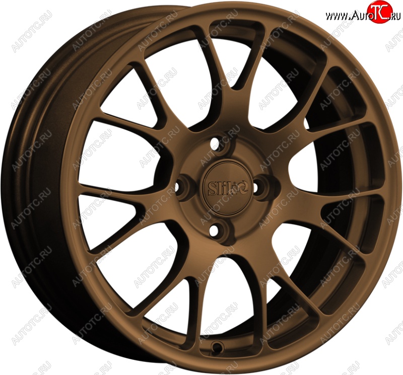 15 249 р. Кованый диск Slik Classik 6.5x15 (Металлик коньячная бронза. Матовый)   (Цвет: Металлик коньячная бронза. Матовый)  с доставкой в г. Кемерово