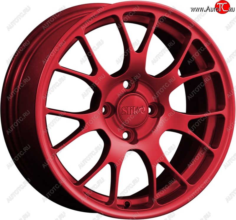 15 249 р. Кованый диск Slik Classik 6.5x15 (Красный)   (Цвет: Красный)  с доставкой в г. Кемерово