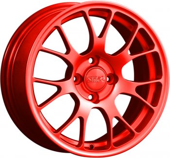 15 249 р. Кованый диск Slik Classik 6.5x15 (Candy алый)   (Цвет: Candy алый)  с доставкой в г. Кемерово. Увеличить фотографию 1