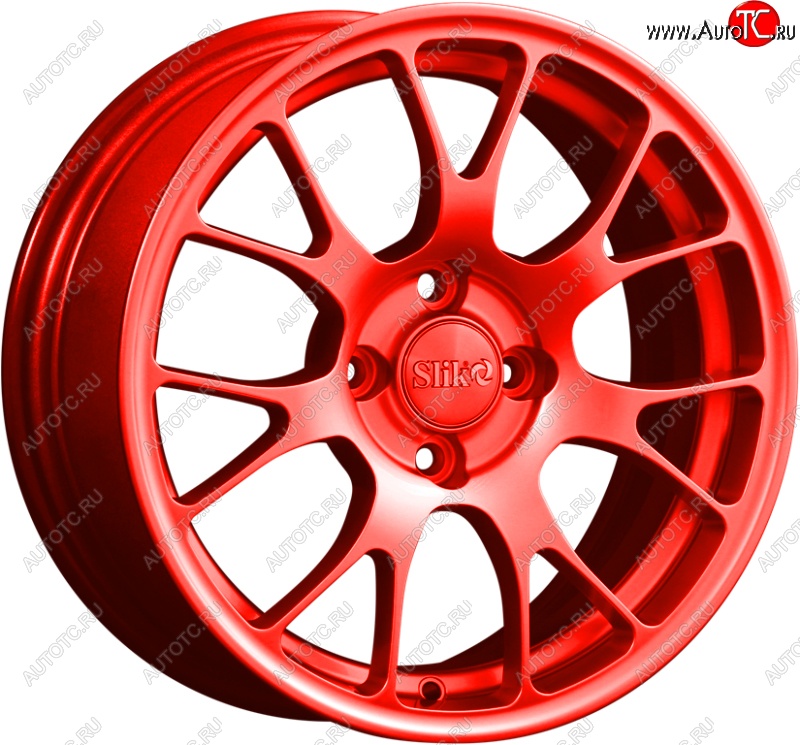 15 249 р. Кованый диск Slik Classik 6.5x15 (Candy алый)   (Цвет: Candy алый)  с доставкой в г. Кемерово