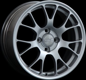 15 249 р. Кованый диск Slik Classik 6.5x15 (Серебристый светлый)   (Цвет: Серебристый светлый)  с доставкой в г. Кемерово. Увеличить фотографию 1