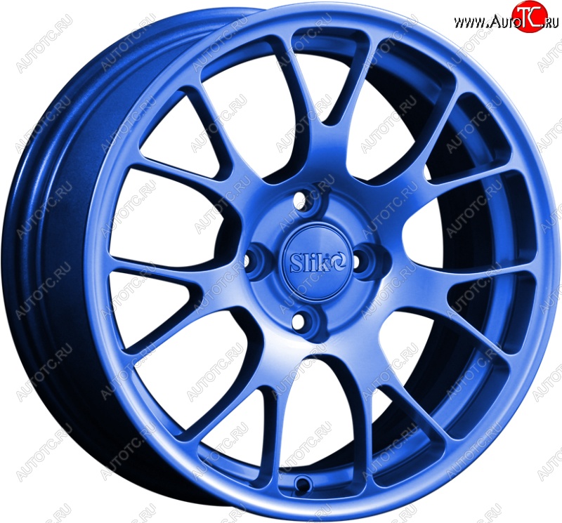 15 249 р. Кованый диск Slik Classik 6.5x15 (Синий)   (Цвет: Синий)  с доставкой в г. Кемерово