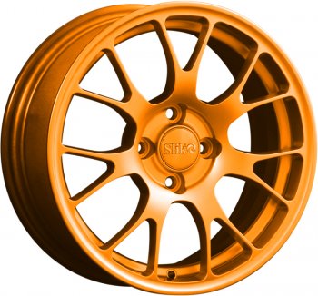 15 249 р. Кованый диск Slik Classik 6.5x15 (Ярко-оранжевый)   (Цвет: Ярко-оранжевый)  с доставкой в г. Кемерово. Увеличить фотографию 1