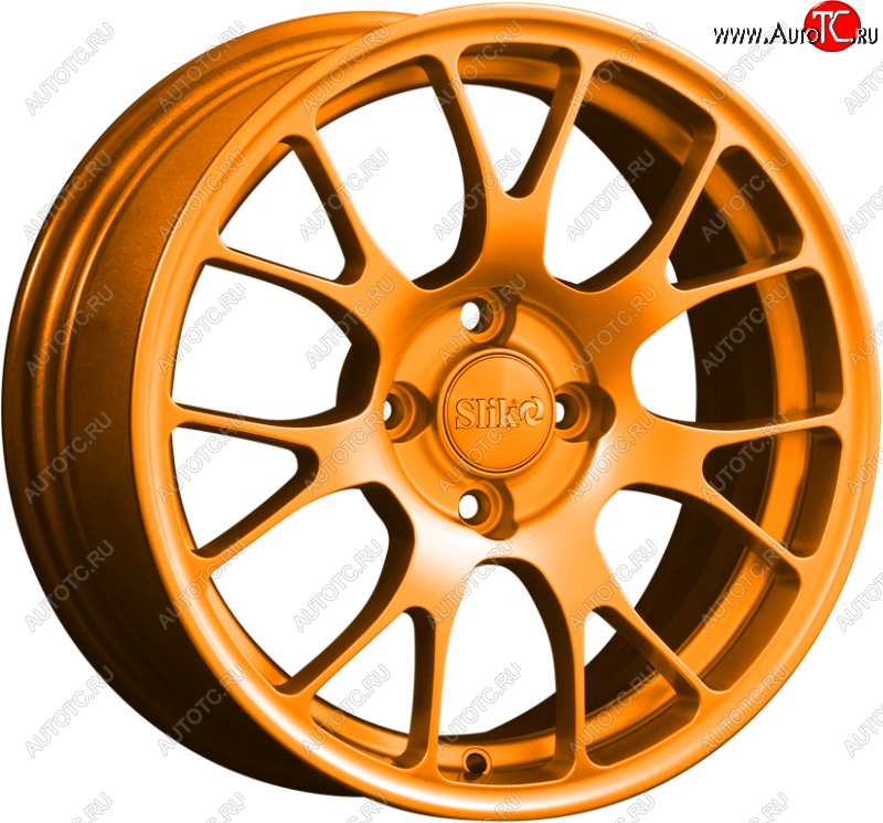 15 249 р. Кованый диск Slik Classik 6.5x15 (Ярко-оранжевый)   (Цвет: Ярко-оранжевый)  с доставкой в г. Кемерово