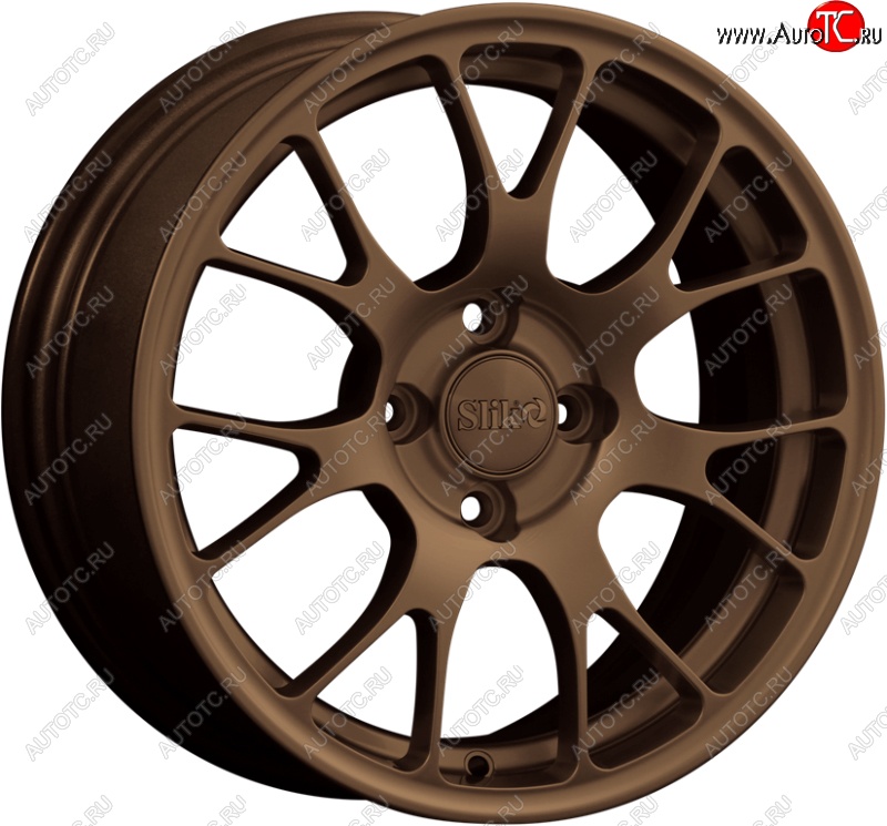15 249 р. Кованый диск Slik Classik 6.5x15 (Металлик бронза)   (Цвет: Металлик бронза)  с доставкой в г. Кемерово