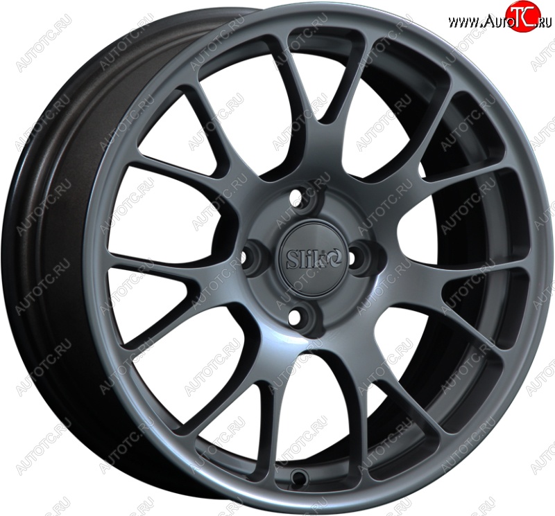 15 249 р. Кованый диск Slik Classik 6.5x15 (Металлик графит глянцевый)   (Цвет: Металлик графит глянцевый)  с доставкой в г. Кемерово