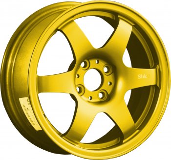 Кованый диск Slik Classik 6x15,5 (Candy ярко-желтый) 6.5x15/4-5x98-120 D54.1-72.6  (Цвет: Candy ярко-желтый)