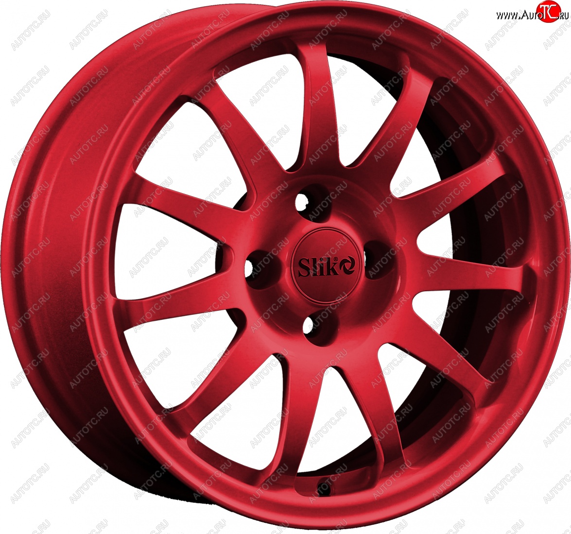 15 249 р. Кованый диск Slik Classik 6.5x15 (Красный)   (Цвет: Красный)  с доставкой в г. Кемерово
