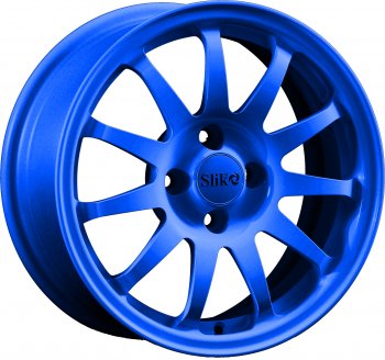 15 249 р. Кованый диск Slik Classik 6.5x15 (Candy синий)   (Цвет: Candy синий)  с доставкой в г. Кемерово. Увеличить фотографию 1