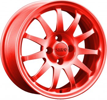 15 249 р. Кованый диск Slik Classik 6.5x15 (RAL 3026 ярко-алый)   (Цвет: RAL 3026 ярко-алый)  с доставкой в г. Кемерово. Увеличить фотографию 1