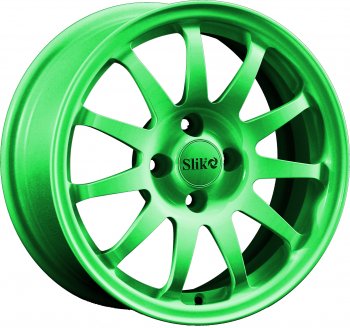Кованый диск Slik Classik 6.5x15 (RAL 6038 ярко-зеленый)  (Цвет: RAL 6038 ярко-зеленый)