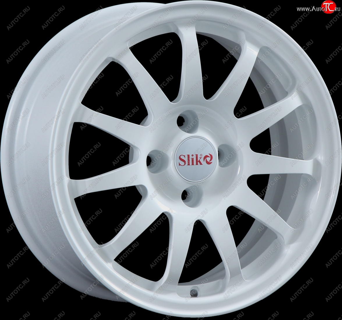 15 249 р. Кованый диск Slik Classik 6.5x15 (Белый)   (Цвет: Белый)  с доставкой в г. Кемерово