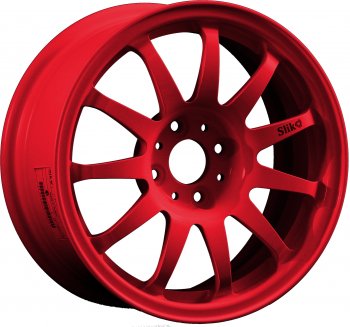 Кованый диск Slik Classik 6.5x15 (Красный)  (Цвет: Красный)