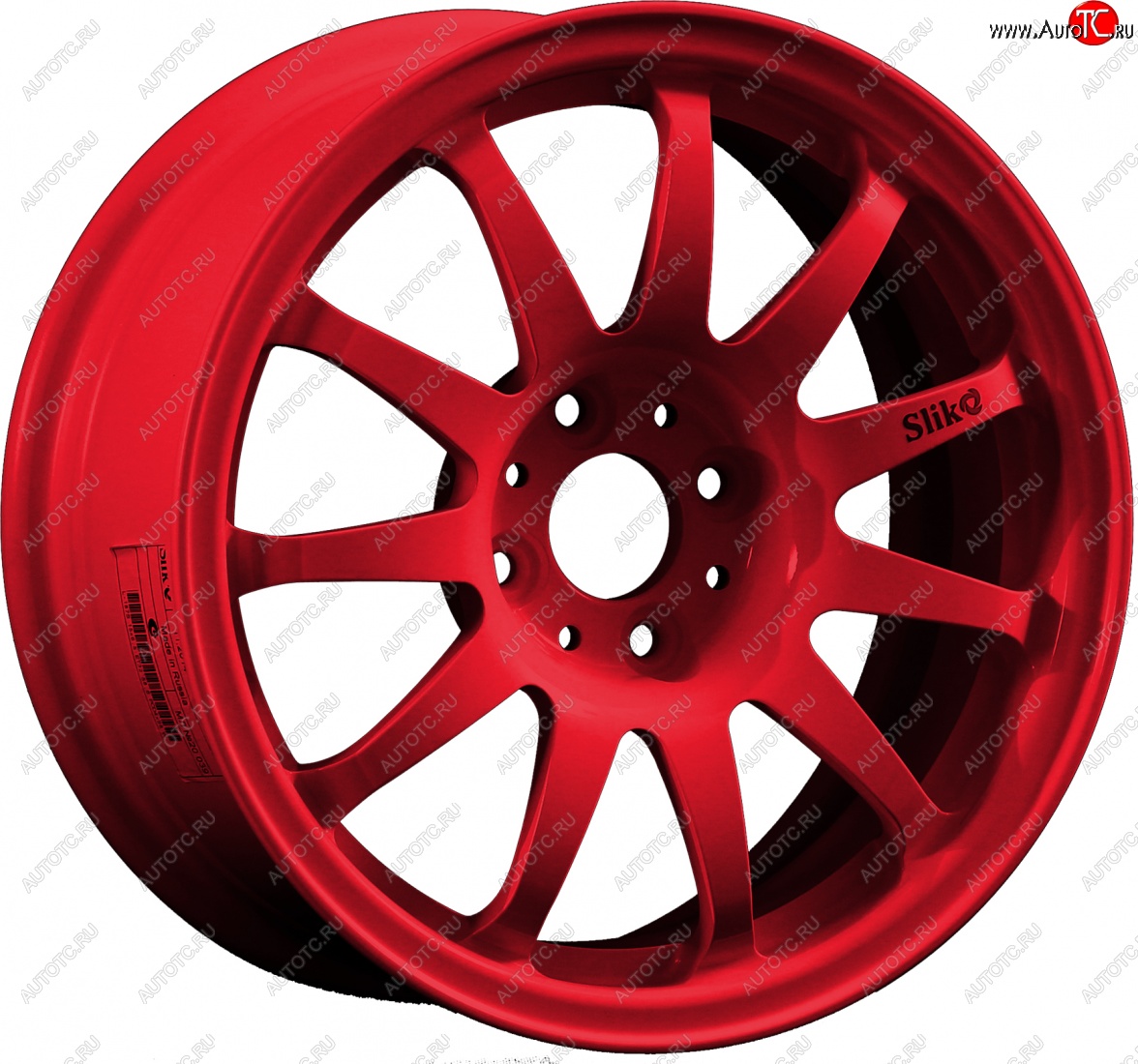 7 899 р. Кованый диск Slik Classik 6.5x15 (Красный)   (Цвет: Красный)  с доставкой в г. Кемерово