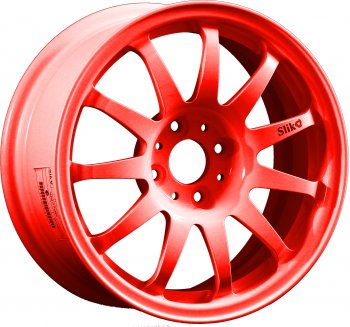 Кованый диск Slik Classik 6.5x15 (RAL 3026 ярко-алый)  (Цвет: RAL 3026 ярко-алый)