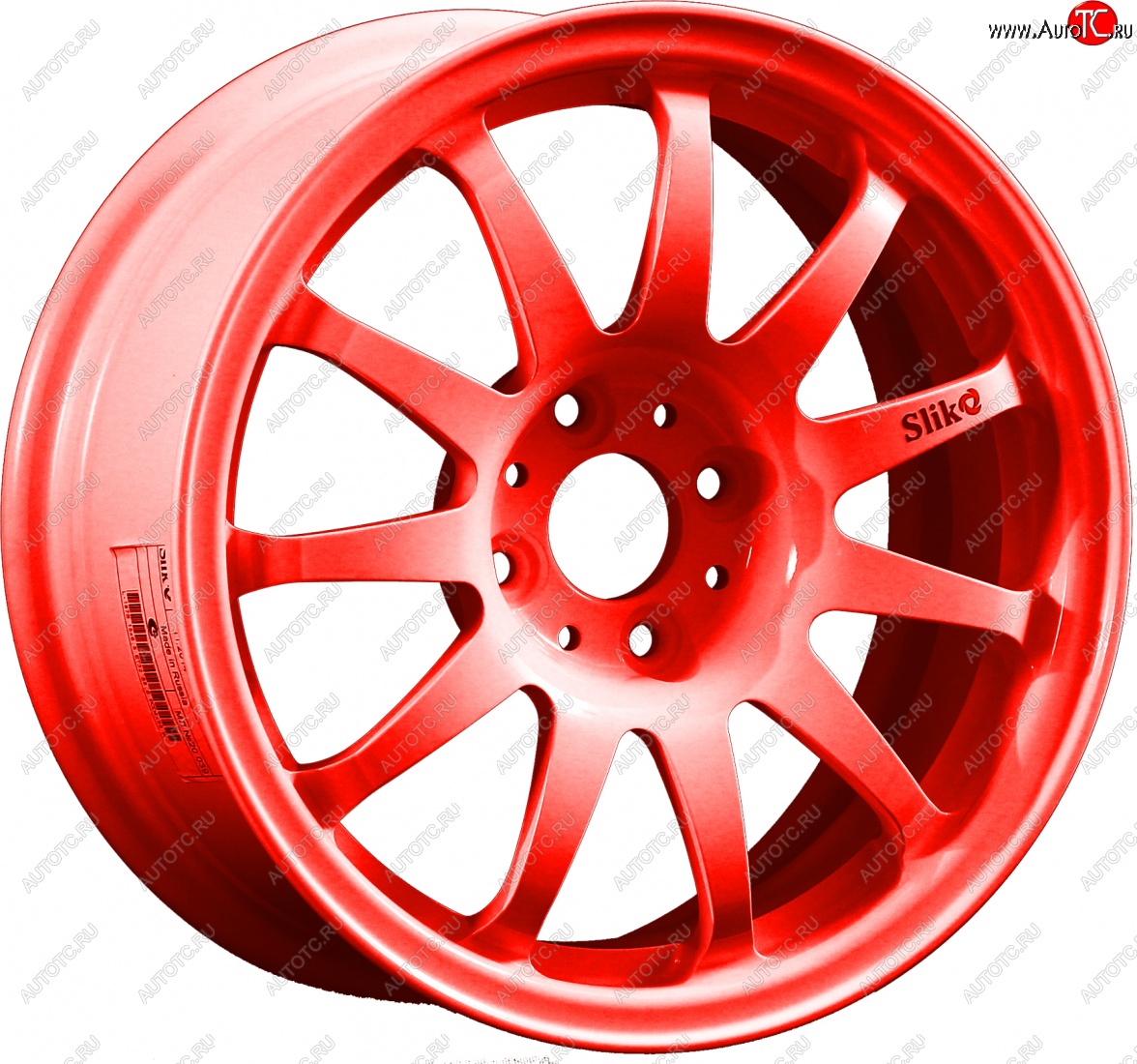 7 899 р. Кованый диск Slik Classik 6.5x15 (RAL 3026 ярко-алый)   (Цвет: RAL 3026 ярко-алый)  с доставкой в г. Кемерово