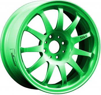 7 899 р. Кованый диск Slik Classik 6.5x15 (RAL 6038 ярко-зеленый)   (Цвет: RAL 6038 ярко-зеленый)  с доставкой в г. Кемерово. Увеличить фотографию 1