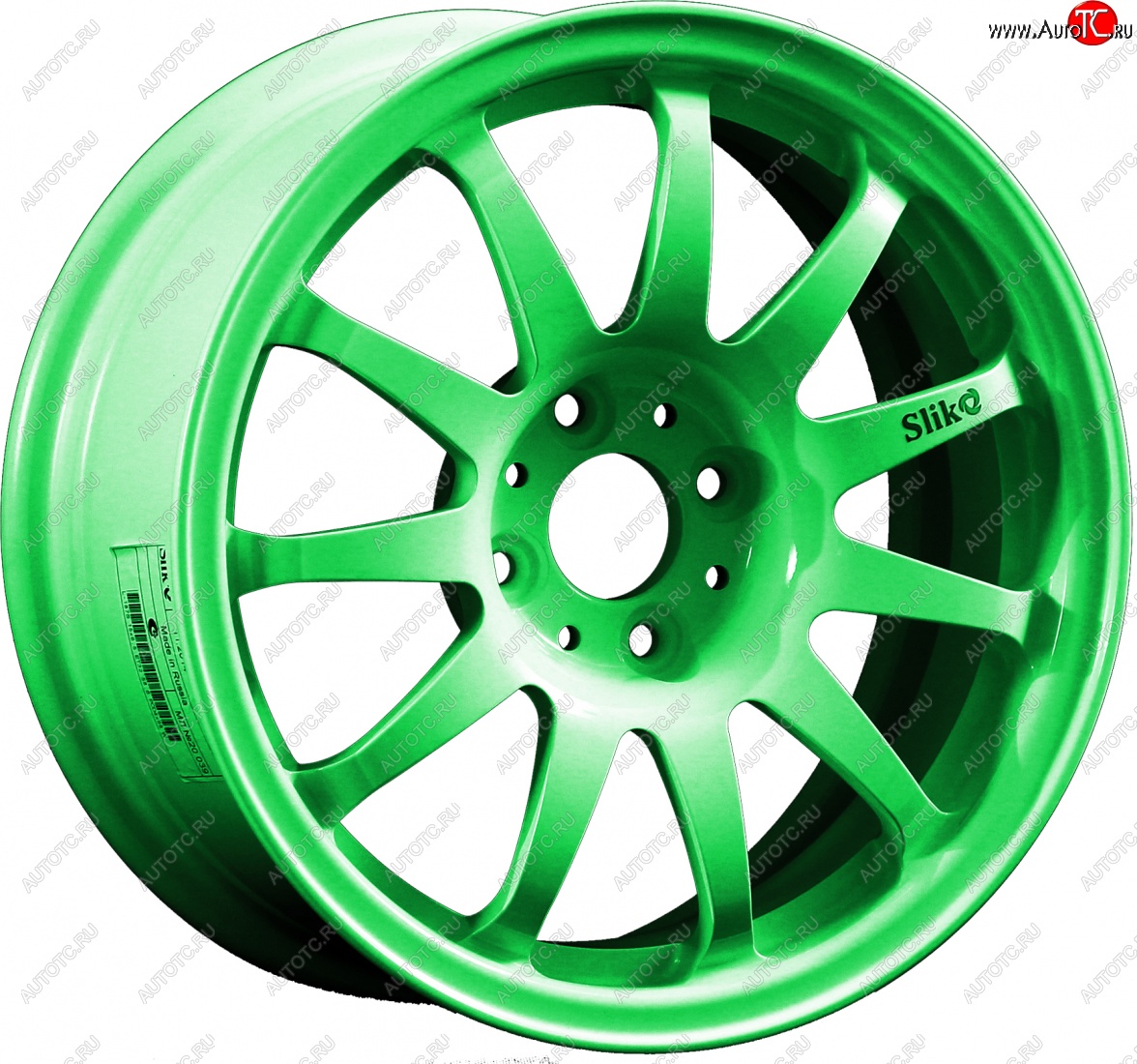 7 899 р. Кованый диск Slik Classik 6.5x15 (RAL 6038 ярко-зеленый)   (Цвет: RAL 6038 ярко-зеленый)  с доставкой в г. Кемерово