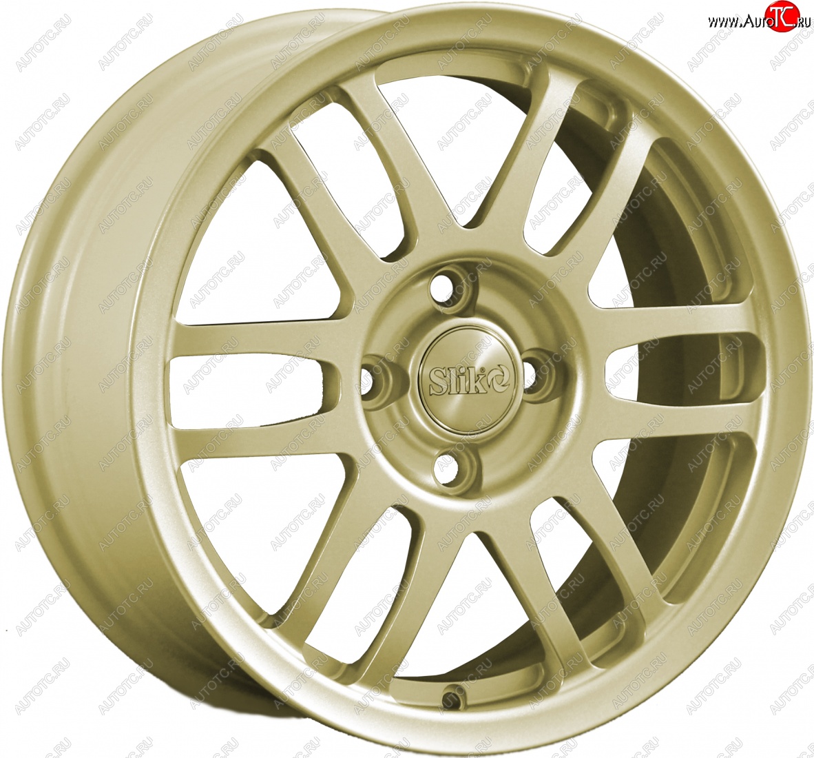 11 899 р. Кованый диск Slik Classik 6.5x15 (Металлик золотой)   (Цвет: Металлик золотой)  с доставкой в г. Кемерово
