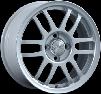11 899 р. Кованый диск Slik Classik 6.5x15 (Серебристый светлый)   (Цвет: Серебристый светлый)  с доставкой в г. Кемерово. Увеличить фотографию 1
