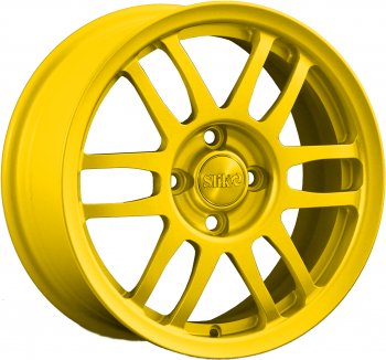 11 899 р. Кованый диск Slik Classik 6.5x15 (Ярко-желтый RAL 1021)   (Цвет: Ярко-желтый RAL 1021)  с доставкой в г. Кемерово. Увеличить фотографию 1