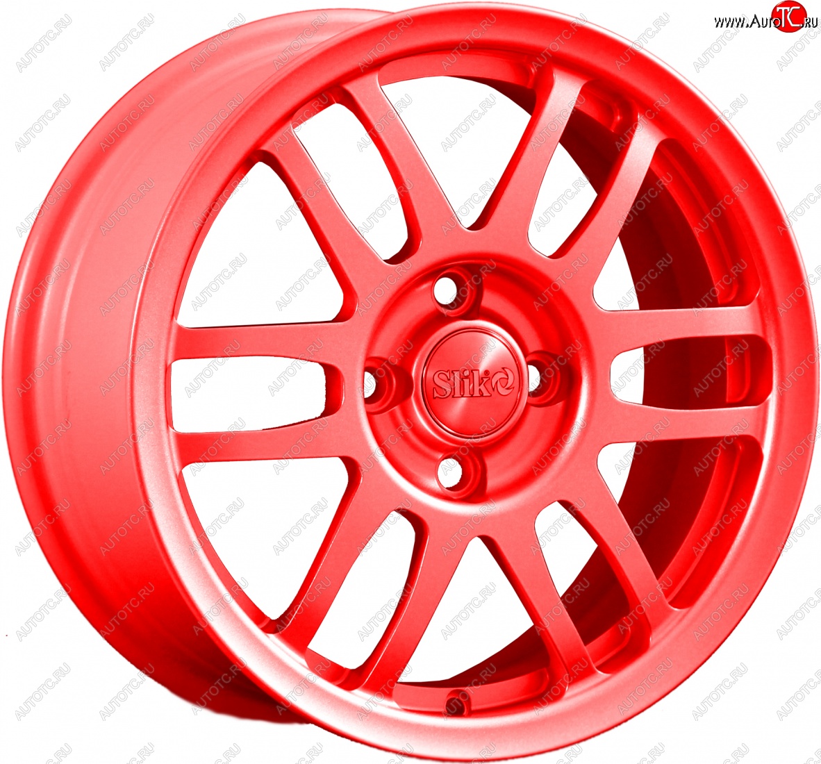 11 899 р. Кованый диск Slik Classik 6.5x15 (RAL 3026 ярко-алый)   (Цвет: RAL 3026 ярко-алый)  с доставкой в г. Кемерово