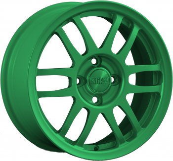 11 899 р. Кованый диск Slik Classik 6.5x15 (Зеленый)   (Цвет: Зеленый)  с доставкой в г. Кемерово. Увеличить фотографию 1
