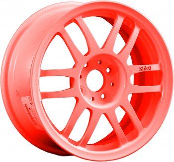 7 899 р. Кованый диск Slik Classik 6.5x15 (Candy алый)   (Цвет: Candy алый)  с доставкой в г. Кемерово. Увеличить фотографию 1