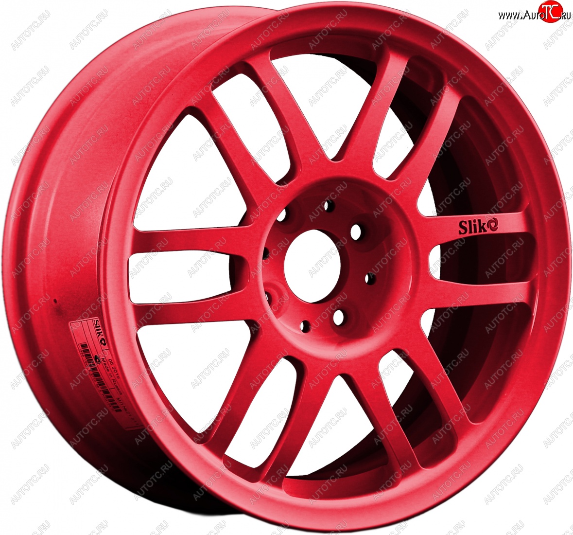 7 899 р. Кованый диск Slik Classik 6.5x15 (Candy красный)   (Цвет: Candy красный)  с доставкой в г. Кемерово