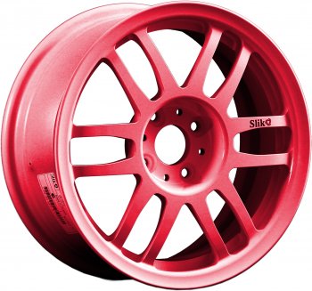 7 899 р. Кованый диск Slik Classik 6.5x15 (Candy рубиновый)   (Цвет: Candy рубиновый)  с доставкой в г. Кемерово. Увеличить фотографию 1