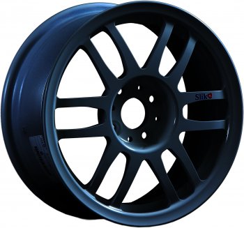 7 899 р. Кованый диск Slik Classik 6.5x15 (Черный матовый)   (Цвет: Черный матовый)  с доставкой в г. Кемерово. Увеличить фотографию 1