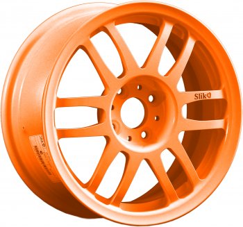 7 899 р. Кованый диск Slik Classik 6.5x15 (Ярко-оранжевый)   (Цвет: Ярко-оранжевый)  с доставкой в г. Кемерово. Увеличить фотографию 1
