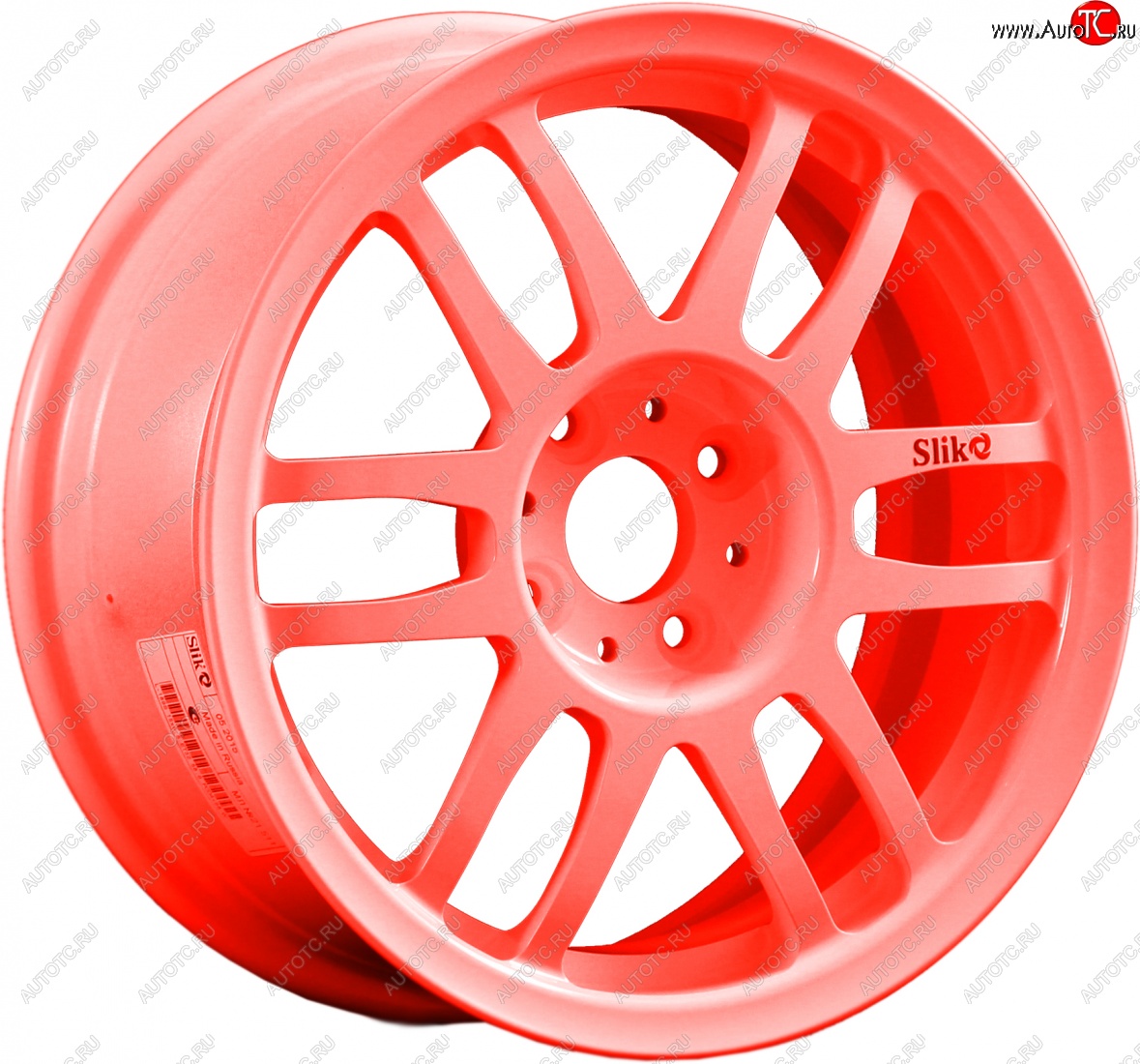 7 899 р. Кованый диск Slik Classik 6.5x15 (RAL 3026 ярко-алый)   (Цвет: RAL 3026 ярко-алый)  с доставкой в г. Кемерово