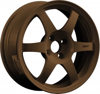 Кованый диск Slik Classik 6.5x16 (Металлик коньячная бронза. Матовый)  (Цвет: Металлик коньячная бронза. Матовый)