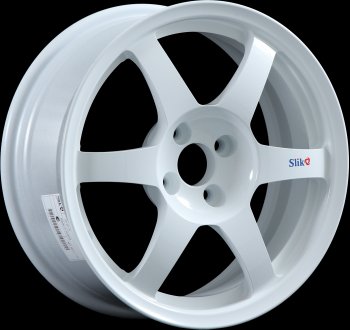 9 849 р. Кованый диск Slik Classik 6.5x16 (Белый)   (Цвет: Белый)  с доставкой в г. Кемерово. Увеличить фотографию 1